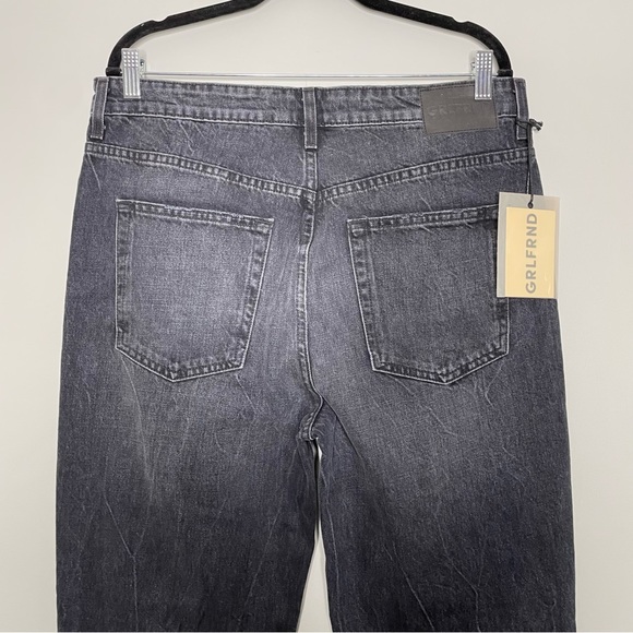 NWT Grlfrnd The Melanie High Rise Boot Cut Jeans Rigid In Noho Black Size 31 - Picture 7 of 10